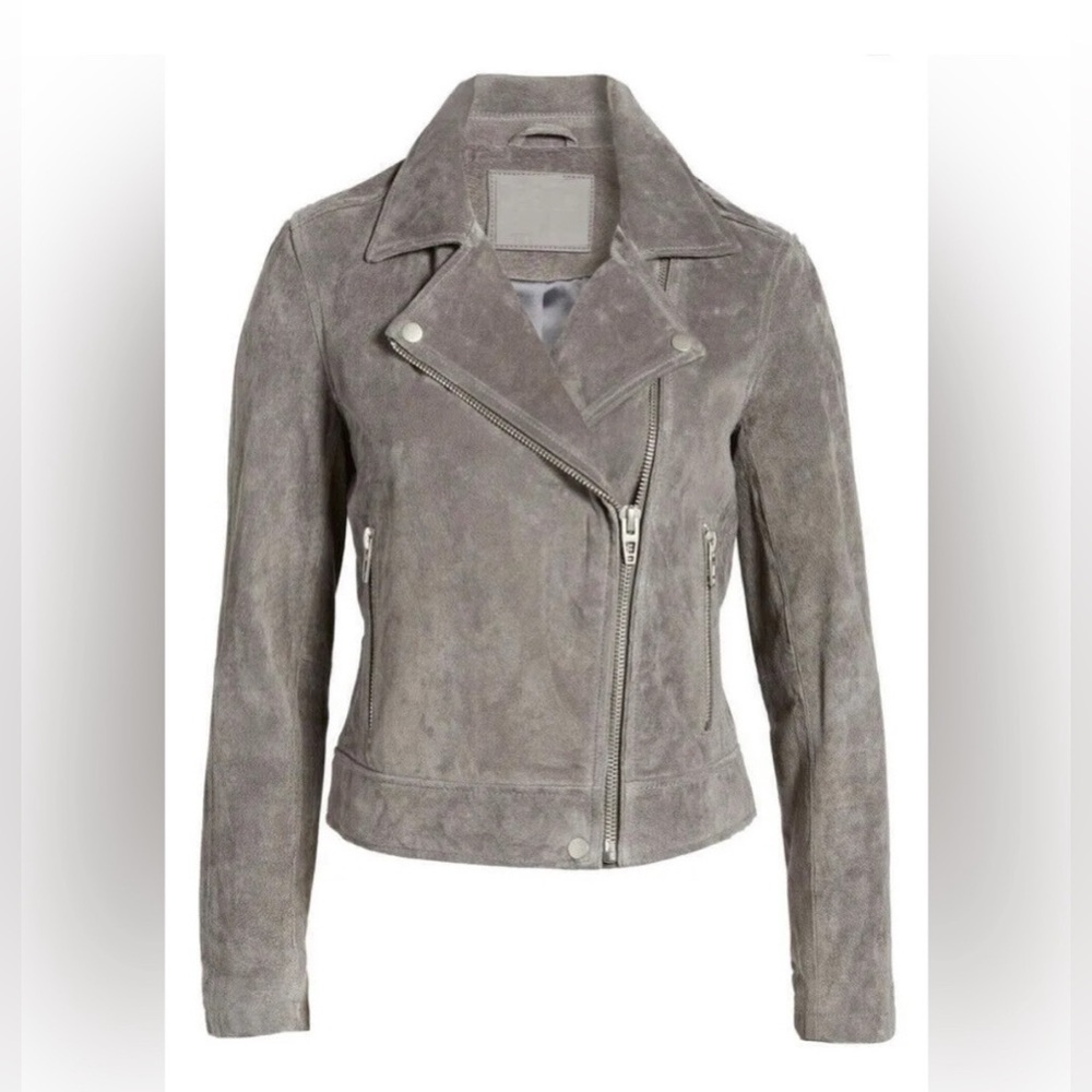 Blank NYC faux suede Moto jacket size Medium